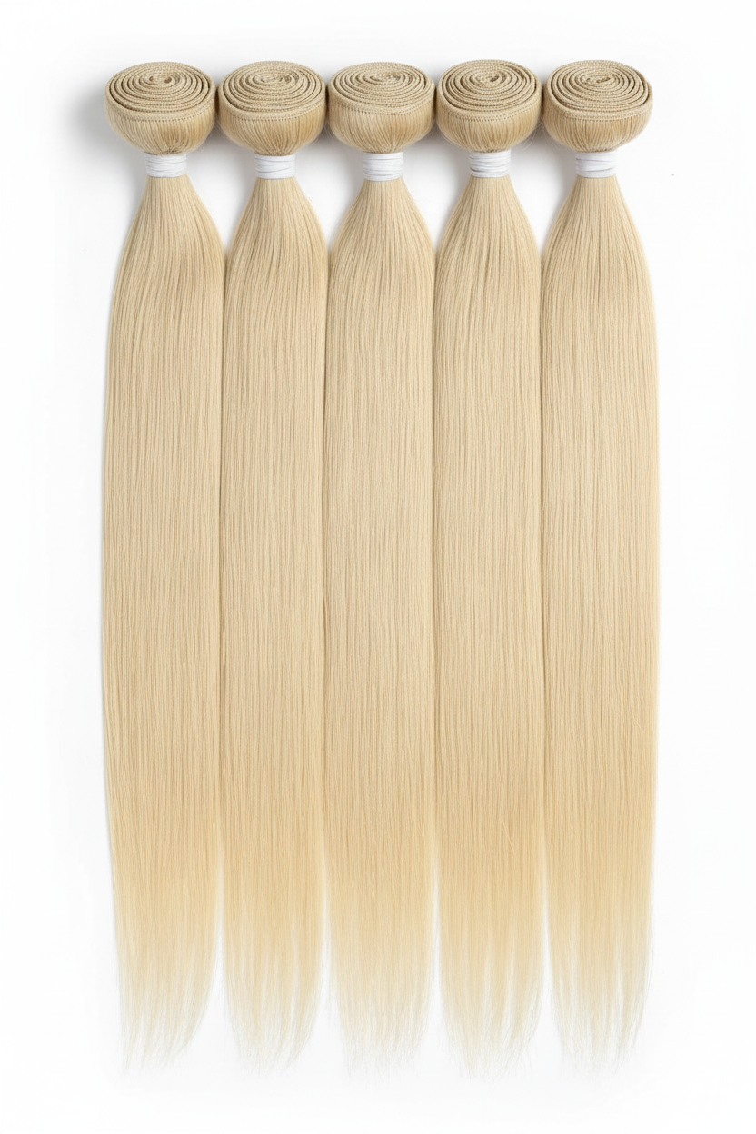 Blonde Hair #613 - Flat Lay