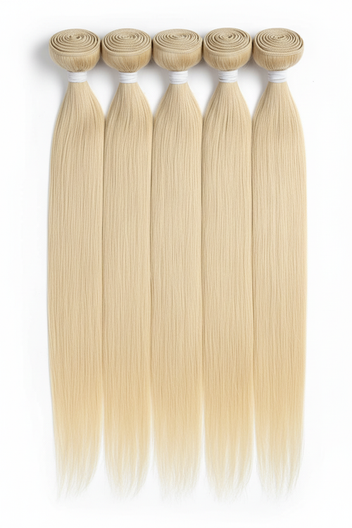 Blonde Hair #613 - Flat Lay